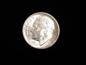 1955 Roosevelt Silver Dime Brilliant Uncirculated 30412