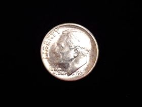 1956 Roosevelt Silver Dime Brilliant Uncirculated 10413