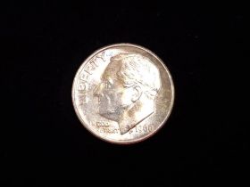 1960 Roosevelt Silver Dime Brilliant Uncirculated 80413