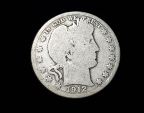 1912-D Barber Silver Half Dollar Good 301110
