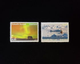 Greenland Scott #620-621 Set Mint Never Hinged