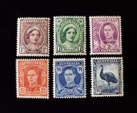 Australia Scott #191-196 Set Mint Never Hinged