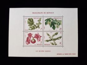 Monaco Scott #1376 Sheet of 4 Mint Never Hinged