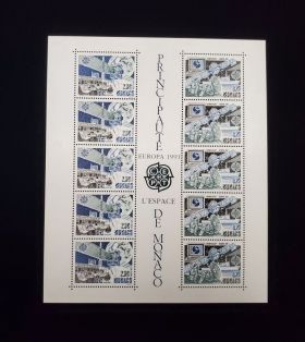 Monaco Scott #1761A Sheet of 10 Mint Never Hinged