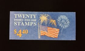 U.S. Scott #BK156 Complete Booklet MNH Flag & Fireworks