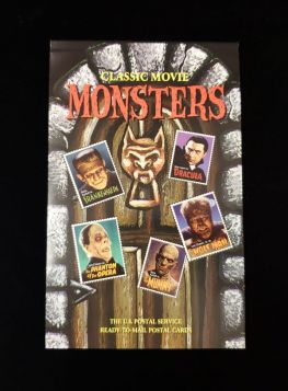 U.S. Scott #UX285-UX289a Booklet of 20 MNH Classic Movie Monster