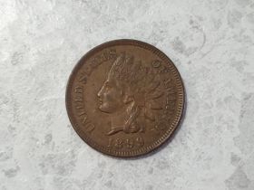 1899 Indian Head Cent About Uncirculated+ 10821