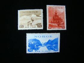 Norway Scott #181-183 Set Mint Never Hinged