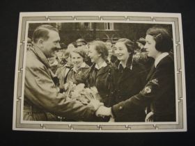 1938 German Third Reich Unused Postal Card "Hitlerjugen"  01g
