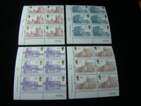 Great Britain Scott #1446a-1448a Set Plate # Blocks Of 6 Mint Never Hinged