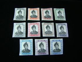 Brunei Scott #101a-111a Short Set Mint Never Hinged