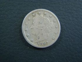 1887 Liberty Nickel Fine