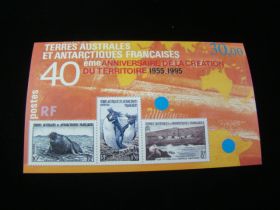 French Southern & Antarctic Territory Scott #211 Sheet Of 3 Mint Never Hinged