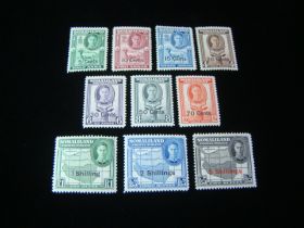 Somaliland Protectorate Scott #116-126 Short Set Mint Never Hinged