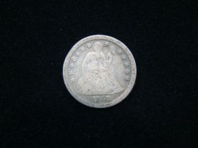 1858 Liberty Seated Silver Dime VG 60508