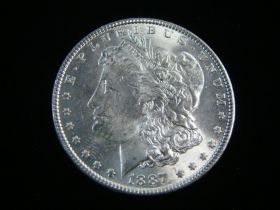 1887 Morgan Silver Dollar Brilliant Uncirculated 40209