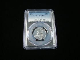 1964 Washington Silver Quarter PCGS Graded PR68 #41945321