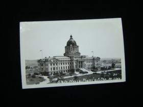 1920's Pierre South Dakota State House Original Real Photo Postcard