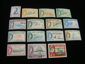 Turks & Caicos Islands Scott #121-135 Set Mint Never Hinged