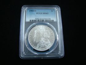 1904-O Morgan Silver Dollar PCGS Graded MS63 #41945298