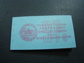 U.S. Scott #BK94 Complete Booklet 97c Red, Blue Mint Never Hinged Adams