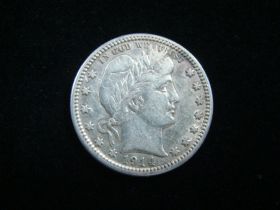 1914-D Barber Silver Quarter XF 70515