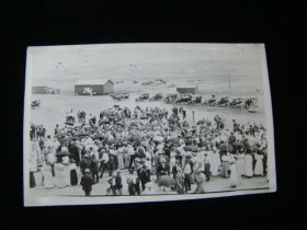 1914 Van Tassell Wyoming Town Gathering Original Real Photo Postcard