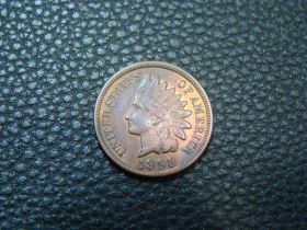 1898 Indian Head Cent XF+ 40518