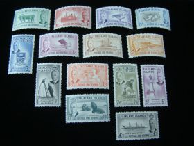 Falkland Islands Scott #107-120 Set Mint Never Hinged
