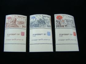Israel Scott #62-64 Set With Tabs Mint Never Hinged