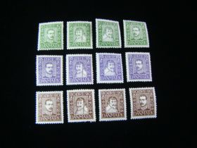 Denmark Scott #164-175 Short Set Mint Never Hinged