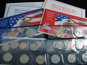 2003 United States Mint P & D Uncirculated Coin Set Envelope & COA