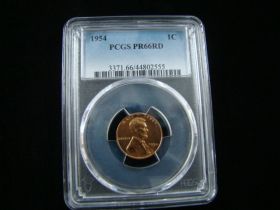 1954 Lincoln Cent PCGS Graded PR66RD #44802555