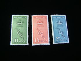 Denmark Scott #B3-B5 Set Mint Never Hinged