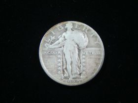 1929-D Standing Liberty Silver Quarter VF 11005
