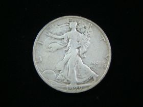 1929-S Walking Liberty Silver Half Dollar VF 51005