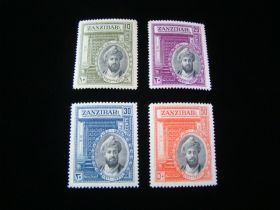 Zanzibar Scott #214-217 Set Mint Never Hinged