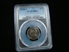 1960-D Jefferson Nickel PCGS Graded MS65 #44802584