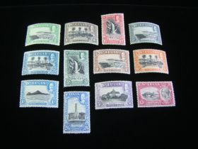 St. Lucia Scott #95-106 Set Mint Never Hinged