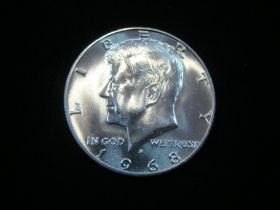 1968-D Kennedy Silver Half Dollar Brilliant Uncirculated 41016