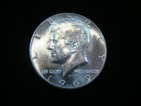 1969-D Kennedy Silver Half Dollar Brilliant Uncirculated 51016