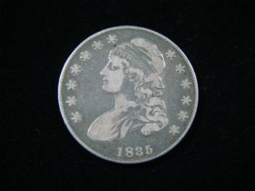 1835 Capped Bust Silver Half Dollar VF 90525