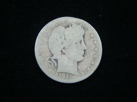 1911-D Barber Silver Quarter AG 20526