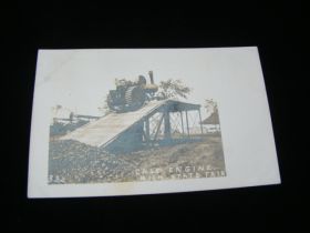c.1910 Case Steam Tractor Michigan State Fair Real Photo Postcard
