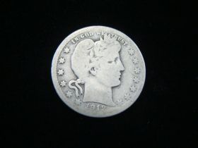 1912-S Barber Silver Quarter Good 40530