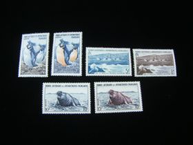 French Southern & Antarctic Territory Scott #2-7 Set Mint Never Hinged