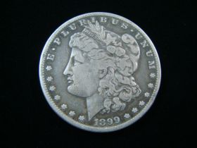 1899-S Morgan Silver Dollar VF 21219