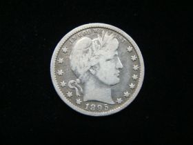 1895-O Barber Silver Quarter Fine 160607