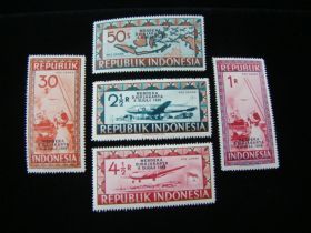 Indonesia Scott #C57-C61 Set Mint Never Hinged