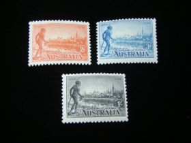 Australia Scott #142-144 Set Mint Never Hinged